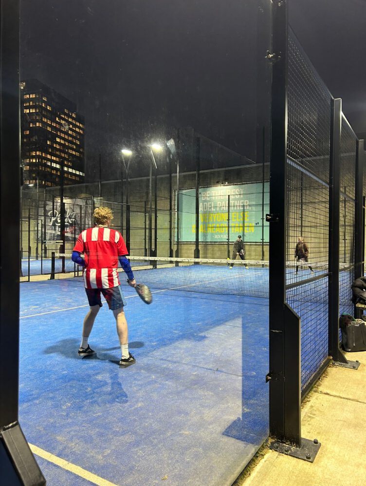 Padel tijdens mijn stageperiode